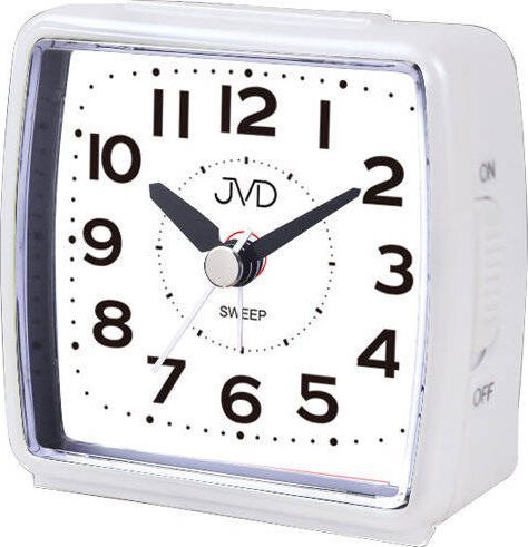Budzik JVD SRP7602.3 7 cm cichy mechanizm drzemka podświetlenie .