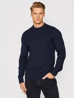 Swetry męskie - Jack&Jones PREMIUM Sweter Perfect 12193517 Granatowy Regular Fit - grafika 1
