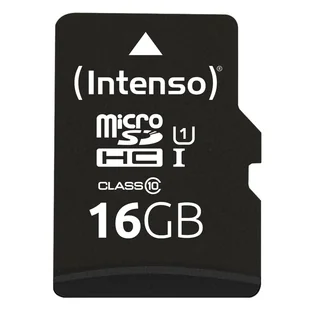 Intenso 3424470 pamięć flash 16 GB MicroSD UHS-I Klasa 10 - Karty pamięci - miniaturka - grafika 1