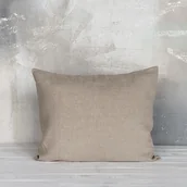 Pościel - Poszewka na poduszkę lniana MOANA Pure, Rozmiar - 50x70, Kolor - white cream NAJLEPSZA CENA, - miniaturka - grafika 1