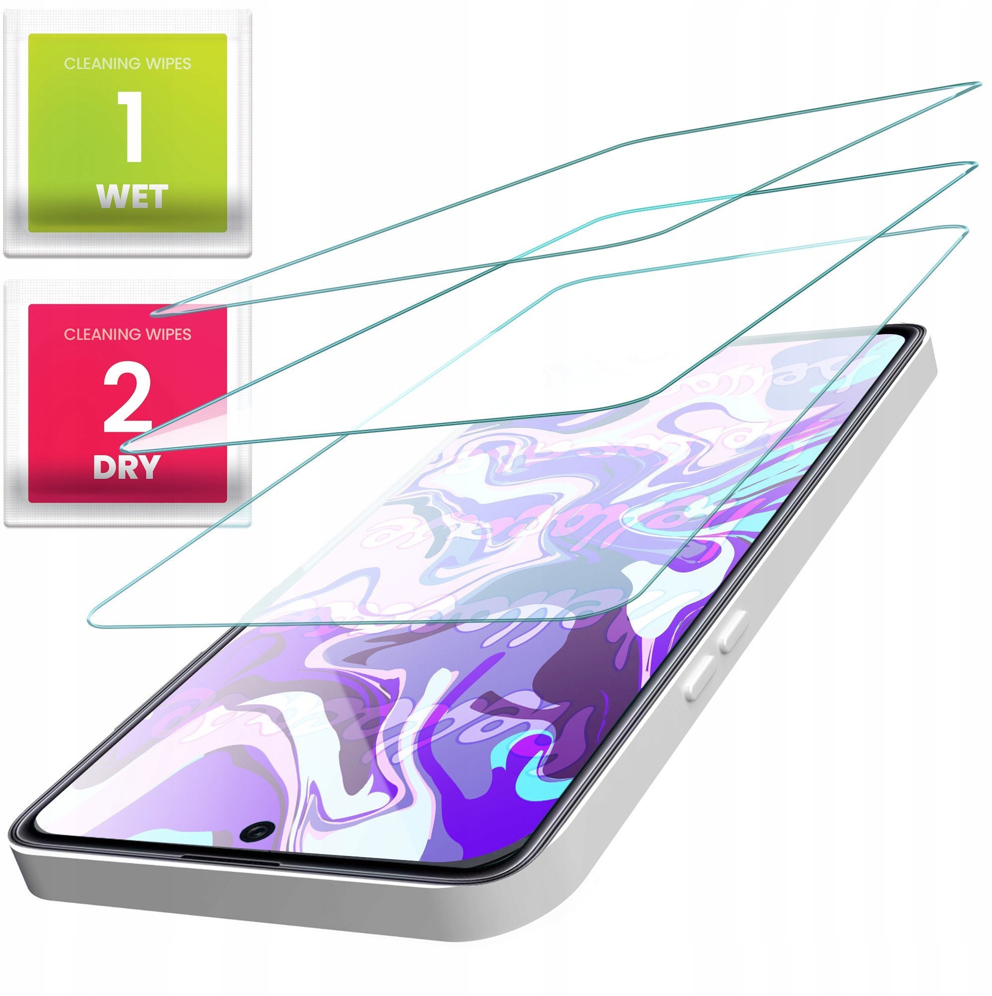 3-PAK Szkło Hartowane do Asus ZenFone 10 9H, płaskie 2.5D, ochronne