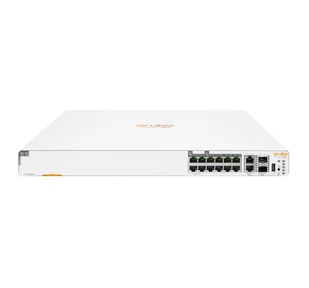 HPE Aruba Instant On 1960 8p 1G Class 4 4p SR1G/2.5G Class 6 PoE 2p 10GBASE-T 2p SFP+ 480W Zarządzany Gigabit Ethernet (10/100/1000) Obsługa PoE 1U - Pozostałe akcesoria sieciowe - miniaturka - grafika 1