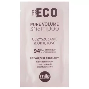 Mila Professional Pure Volume Szampon nadający objętość i oczyszczający włosy, saszetka 10ml - Szampony do włosów - miniaturka - grafika 1