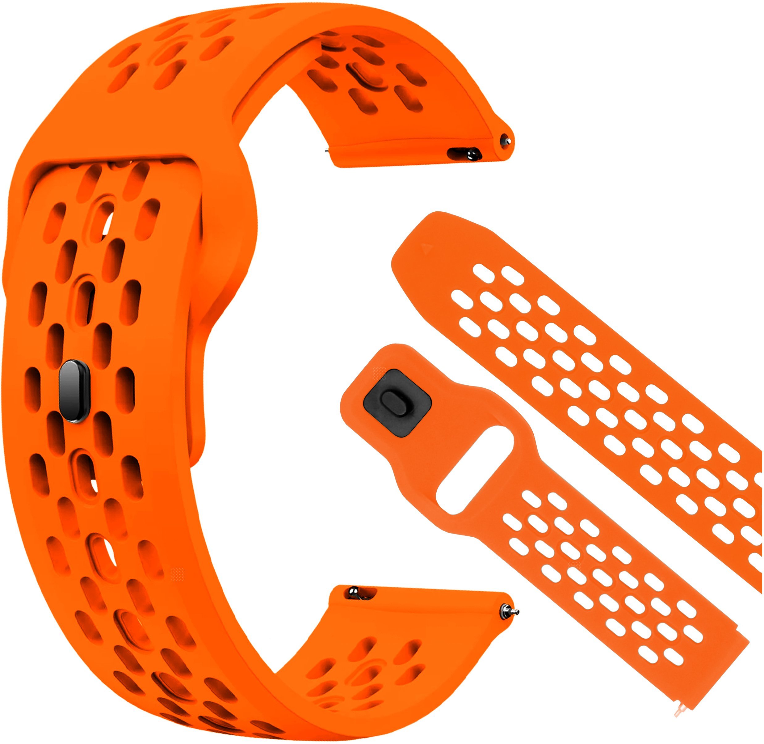 ChronSmarta Pasek ChronSmarta do smartwatch'a Garett Kids Essa 4G, Viva, Rose Pomarańczowy