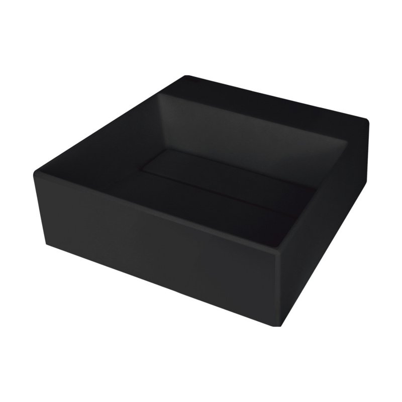 Deante Umywalka granitowa nablatowa Correo czarna nero CQR_NU4M