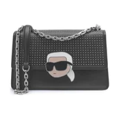 Torebki damskie - Karl Lagerfeld Skórzana torebka na ramię k/ikonik 2.0 - miniaturka - grafika 1
