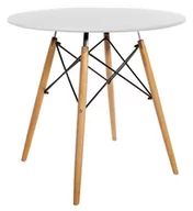 Stoły - Mufart Mufart Okrągły stół ETT do kuchni jadalni salonu 90cm Biały model_3367_1-TODI-ETX90 - miniaturka - grafika 1