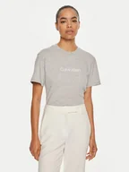 Koszulki i topy damskie - Calvin Klein T-Shirt Hero Logo K20K205448 Szary Regular Fit - miniaturka - grafika 1