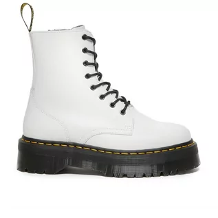 Botki damskie - Buty Dr Martens Jadon 15265100 - białe - grafika 1