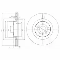 Tarcze hamulcowe - Tarcza hamulcowa DELPHI BG9013 - miniaturka - grafika 1