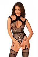 Bielizna erotyczna damska - Kombinezon erotyczny Obsessive G327 S/M/L Czarny (5901688238899_PL) - miniaturka - grafika 1