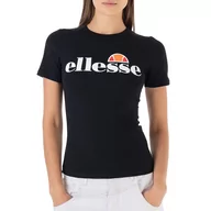 Koszulki sportowe damskie - Koszulka Ellesse Kittin SGK11399011 - czarna - miniaturka - grafika 1