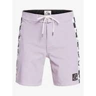 Kąpielówki męskie - Spodenki kąpielowe męskie Quiksilver Highline Checker Arch 18 fioletowe - miniaturka - grafika 1
