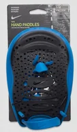 Pływanie - Nike, wiosełka pływackie, unisex, czarno-niebieskie, NESS9173, rozmiar S/M - miniaturka - grafika 1