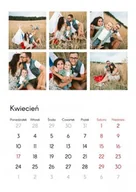 Kalendarze - Fotokalendarz, personalizowany kalendarz ścienny standard, 20x30-A4 cm, 12 stron, Mozaikowe wspomnienia - miniaturka - grafika 1