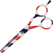 Nożyczki fryzjerskie - Wolf degażówki nożyczki praworęczne 5,5 offset fryzjerskie do strzyżenia włosów do salonu linia Classic - miniaturka - grafika 1