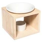 Świeczniki - Kominek zapachowy bambus 11,5 x 11,5 x 9,5 cm None - miniaturka - grafika 1