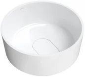 Umywalki - Omnires Cadence M+ Umywalka nablatowa 42 cm biały mat CADENCER420BM - miniaturka - grafika 1