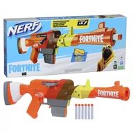 Zabawki militarne - Nerf x Fortnite, wyrzutnia automat HR + 6 strzełek, F4107 - miniaturka - grafika 1