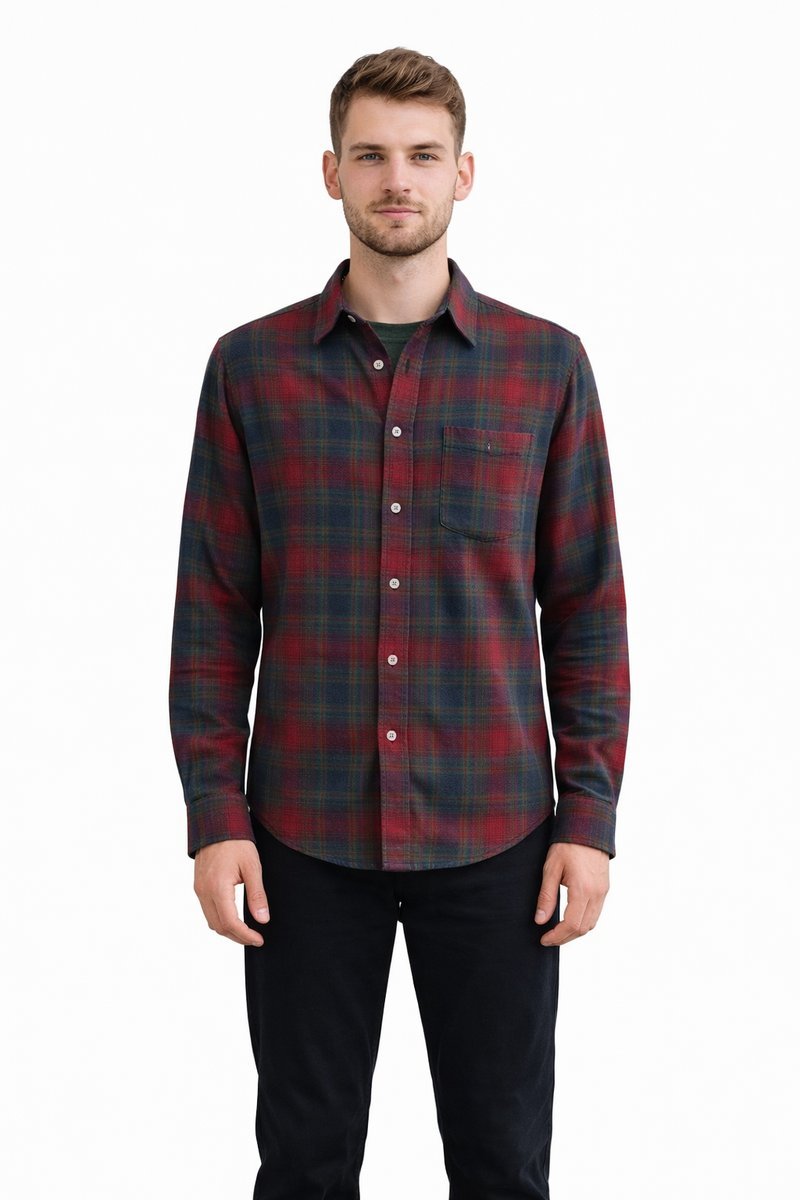 BILLABONG KOSZULA CASUAL W KRATĘ Z GUZIKAMI I KIESZENIĄ M I4A