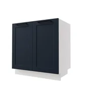 Meble kuchenne - Arco Szafka Dolna D2-80 Granatowy Mat - miniaturka - grafika 1