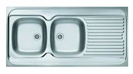 Zlewozmywaki - Alveus CLASSIC 100 120x60 stal SATYNA 1009084 - miniaturka - grafika 1
