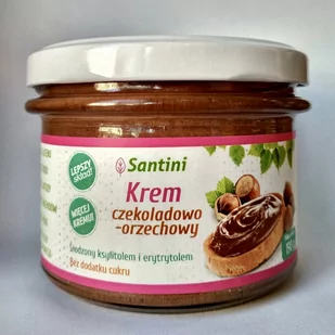 Santini Krem czekoladowo-orzechowy z ksylitolem. bez cukru 170 g SANTINI5 - Żelki - miniaturka - grafika 1