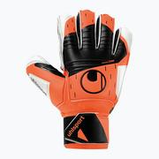 Piłka nożna - Rękawice bramkarskie uhlsport Soft Resist+ Flex Frame pomarańczowo-białe 101127401 10 - miniaturka - grafika 1