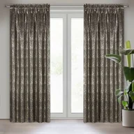 Zasłony - Zasłona gotowa na taśmie marszczącej EBRU 270 x 135 cm złoty - miniaturka - grafika 1