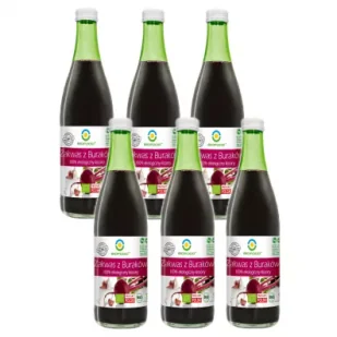 Bio Food Zakwas z buraków 100% kiszony Zgrzewka 6 x 500 ml Bio - Soki i napoje niegazowane - miniaturka - grafika 1