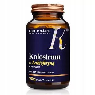 DOCTOR LIFE Kolostrum z laktoferyną w proszku 100 g - Witaminy i minerały - miniaturka - grafika 1