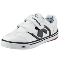 Buty dla dziewczynek - TOM TAILOR Kids 6070902, klasyczne półbuty dziecięce, biały - Biały White Black00255-38 EU - miniaturka - grafika 1
