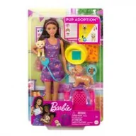 Lalki dla dziewczynek - Lalka Barbie Adopcja piesków HKD86 - miniaturka - grafika 1