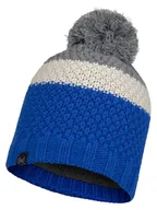 Czapki damskie - Buff Czapka dzianinowa "Noel" w kolorze kremowo-niebieskim - miniaturka - grafika 1