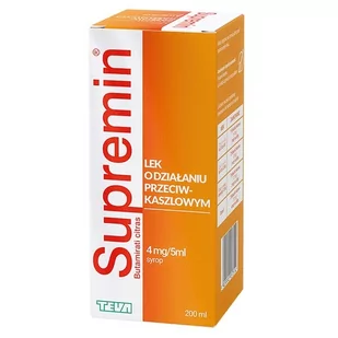 Supremin 4mg/5ml syrop 200ml - Przeziębienie i grypa - miniaturka - grafika 1