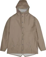 Kurtki i kamizelki sportowe damskie - Rains Rains kurtka przeciwdeszczowa unisex JACKET 12010 17 TAUPE S - miniaturka - grafika 1