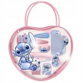 Szczotki do włosów dla dzieci - AKCESORIA DO WŁOSÓW Disney Stitch Zestaw w torebce w kształcie serca - miniaturka - grafika 1
