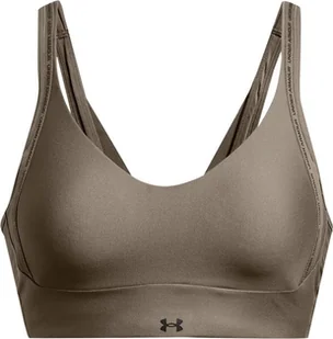 Under Armour Stanik treningowy UA Infinity Low 2.0 Strap Bra Brązowy XS - Bielizna sportowa damska - miniaturka - grafika 1