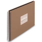 Albumy fotograficzne - Album HAMA Fine Art Czarne kartki Brązowy (50 stron) - miniaturka - grafika 1