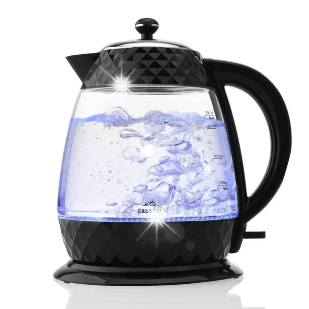 Czajnik Elektryczny Bezprzewodowy Szklany 1,7l 2000w Filtr Eta Crystal