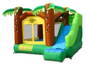 Place zabaw - Dmuchany zamek DŻUNGLA trampolina HappyHop - miniaturka - grafika 1