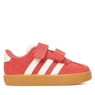 Sneakersy adidas VL Court 3.0 Shoes JR2218 Czerwony - Buty dla chłopców - miniaturka - grafika 1