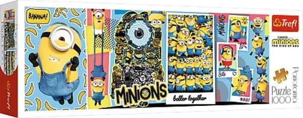 Trefl Puzzle 1000 elementów Panorama Minionki