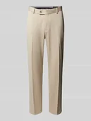 Spodnie męskie - Spodnie materiałowe z wpuszczanymi kieszeniami w stylu francuskim - miniaturka - grafika 1