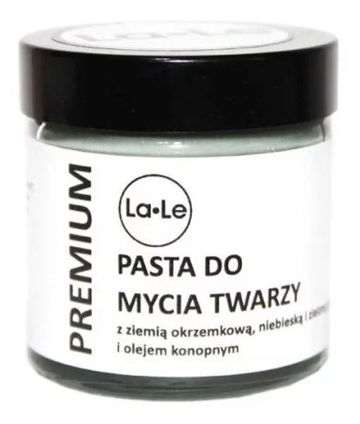 La-Le Pasta do mycia twarzy z ziemią okrzemkową i zieloną glinką