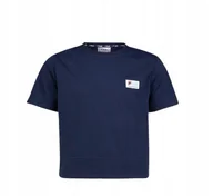 Bluzki damskie - Fila Bluzka Dziecięca Granatowa Z Krótkim Rękawem I Logo 170-176 Kyb - miniaturka - grafika 1