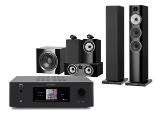 Kino domowe NAD T778 (czarny) + 704 S3 + 705 S3 + HTM72 S3 + DB4S (czarny) - Kino domowe - miniaturka - grafika 1