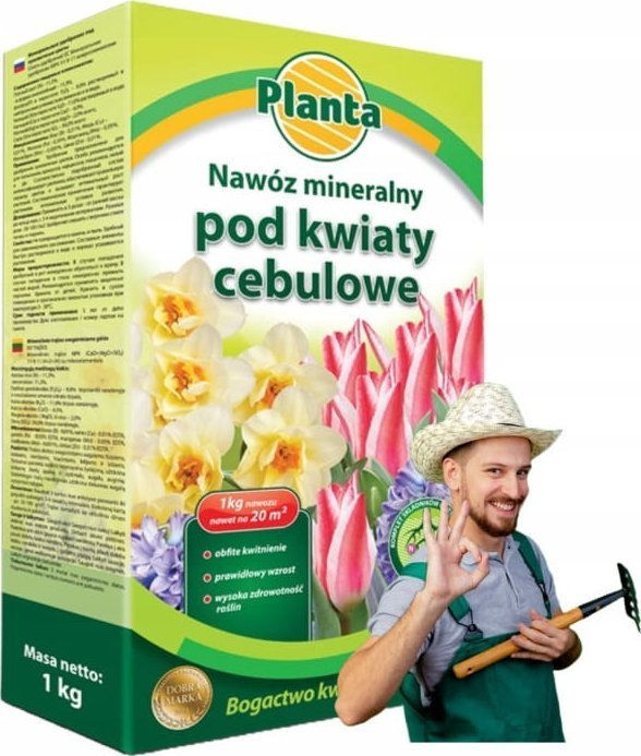 Nawóz mineralny do kwiatów cebulowych 1kg Intensywne i długie kwitnienie