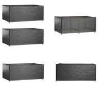 Pokrowce na meble ogrodowe - vidaXL Pokrowce na meble ogrodowe 2 szt. 8 oczek 180x122x75 cm Prostokątny - Pokrowiec na meble ogrodowe - Pokrowce na meble ogrodowe - Pokrowiec ochronny na meble ogrodowe - Plandeka na meble ogrodowe - miniaturka - grafika 1