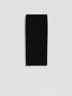 Spódnice - Reserved - Dopasowana spódnica midi - czarny - miniaturka - grafika 1